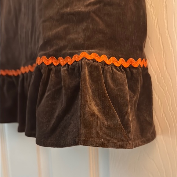 Gymboree Brown Corduroy Turkey Applique Dress - Picture 4 of 7